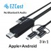 Адаптер Unnlink Apple Lightning / Micro USB / Type-C  к HDMI 2.0 м (EZ Cast)