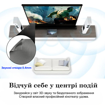 ALR экран для проектора VividStorm S Obsidian Long Throw ALR P, 120" (Black)