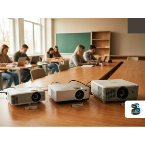 Проектори для освіти без сюрпризів: порівнюємо LED, лазер і лампу по-чесному