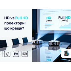 HD vs Full HD проектори: що краще?