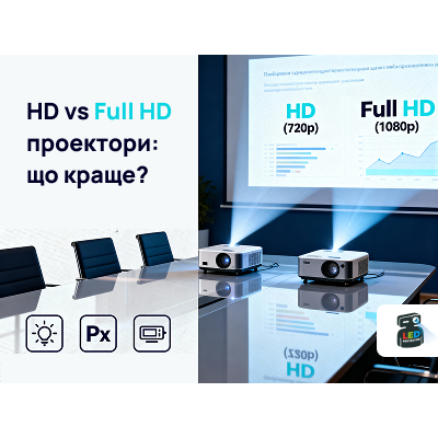 Проектор Full HD vs HD проектор: що краще?