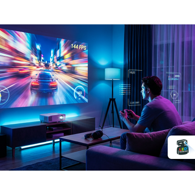 Найкращі ігрові проектори: HDR, fps та частота оновлення для комфортної гри