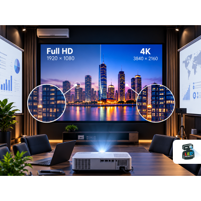 Full HD vs 4K офисный проектор: экспертный совет для вашего офиса